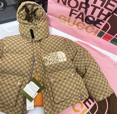 chaqueta gucci north face|north face gucci giubbotto.